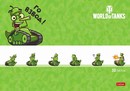 Альбом для рисования 30л. "Танки- (WOT)", обл. мелов., Хатбер  30А4В