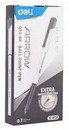 Ручка шар. "Arrow" черный  0.7мм корпус белый/черный EQ23-BK