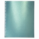 Тетрадь 80л. кл., на гребне, обл. Бумвинил METALLIC  МИКС №2, Хатбер (4/56) 80Т5бвВ1гр