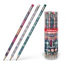 Карандаш "Tartan" чернографитный, трехгранный с ластиком HB, ErichKrause  56010