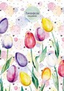 Ежедневник недатированный фА5 256стр., обл. выб. Уф-лак Тюльпаны  КТС-Про  С9037-01