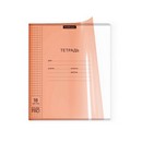Тетрадь 18л. кл., фА5+, с пластиковой обложкой "Классика CoverPrо Neon" оранжевый, ErichKrause 56368
