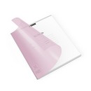Тетрадь 12л. кл., фА5+, с пластиковой обложкой Классика CoverPrо Pastel розовый, ErichKrause 56342