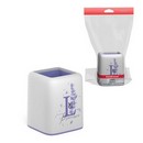 Подставка настольная пластиковая ErichKrause® Forte, Lavender, белая с фиолетовой вставкой 58025