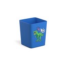 Подставка настольная пластиковая ErichKrause® Base, Dino Planet, синяя 58010