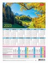 Календарь-табель настольный 2023 г. фА4 "Пейзажи", Хатбер КТб4