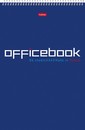 Блокнот на спирали фА4 96л., кл.,  OFFICE жесткая подложка, Хатбер (4/20) 96Б4В1сп_28090