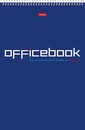 Блокнот на спирали фА4 96л., кл.,  "OFFICE" жесткая подложка, Хатбер (4/20) 96Б4В1сп_28090