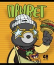 Тетрадь 48л. кл., обл. мелов., "Привет, Медвед!" премиум 4+0+Твин лак+конгрев, ПЗБФ 027520