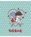 Тетрадь 48л. кл., обл. мелов., "Это любовь" премиум 4+4+Твин лак+конгрев, ПЗБФ 027360