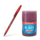 Ручка шар. ErichKrause R-301 Original Stick&Grip 0.7мм, красный (50/400) 55383