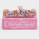 Коробочка для макарун "Зайки и котятки" 18 х 5,5 х 5,5 см   7827588 7827588    