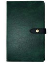 Записная книжка фА5, 80л., лин., тв. перепл., кожзам, зеленый С9050-01