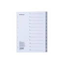 Разделитель листов пластиковый ErichKrause® 12 листов, цифровой (1-12), A4 55899