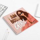 Смешбук I am BOSS Girl 20*20 см, 40 листов 4908610    