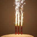 Набор тортовых свечей Праздничные фонтаны.С Новым Годом!, 12,5 см, 3 шт 4717222 4717222    