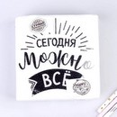 Салфетки бумажные однослойные "Сегодня можно всё", 24х24 см, набор 20 шт. 5067336 5067336    