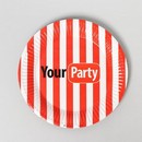 Набор бумажной посуды "Your party", 6 тарелок, 6 стаканов, 1 гирлянда 6853487 6853487    