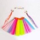Карнавальный набор "Радуга" юбка, волосы на заколке   6869415 6869415    