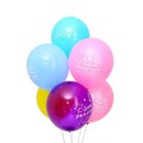 Набор шаров "С Днем Рождения",маленькая мисс,  набор 7 шт.     9104327 9104327    