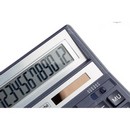Калькулятор настольный полноразмерный Attache AF-888,12р,дв.пит,204x158мм, темно-синий 1572673