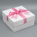 Коробка под торт Бант 31 х 31 х 15 см 9264550 9264550    