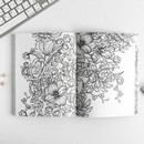 Ежедневник-смэшбук с раскраской А5, 80 л «Мои цветочные фантазии» 3032489