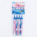 Набор тортовых свечей "Фонтаны" 10 см (4 шт) Радужное пламя 5258626 5258626    