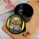 Ланч бокс круглый "I AM TASTY", 500 мл 5399502 5399502    