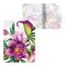 Папка с боковым зажимом пластиковая ErichKrause® Tropical Flowers, A4 (в пакете по 4 шт.) 49377