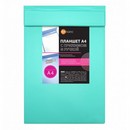 Доска-планшет фА4, с прижимом, с ручкой, бирюзовый, ДПС 2967.РУ-118