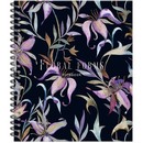 Тетрадь 96л. кл., на гребне "Floral forms"  обл .мел. картон+ выб. УФ-лак 3311-96