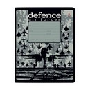 Тетрадь 24л. лин., обл. мелов., "ВОЕННЫЙ ПАТТЕРН", 5 видов, Альт (10/160) 7-24-1153/2