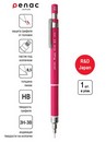 Карандаш мех. Penac Protti PRC 105 HB, малиновый корпус, грифели 0,5мм., блистер картон MP0105-RD-02/B