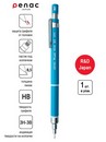 Карандаш мех. Penac Protti PRC 105 HB, голубой корпус, грифели 0,5мм., блистер картон MP0105-BL-03/B