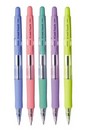 Ручка авт. PENAC Sleek Touch Pastel синяя 1,0мм корпус пастельный розовый с резиновым грипом BA1304-28M