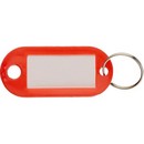 Брелок для ключей пластиковый, красный 72829