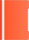 Скоросшиватель пластиковый 120/160 мкм., красный, Бюрократ -PS20RED 