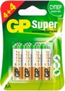 Батарейка GP Super ПРОМО (алкалиновые, пальчиковые) 15A LR6/316 BL4+4 (8/96) LR6/316 BL4+4