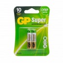 Батарейка GP Super (алкалиновые,мизинчиковые) 24A LR03/286 BL2 (2/20/160) LR03/286 BL2