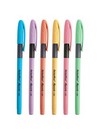 Ручка шариковая  Flexoffice Maxxie, 0.5 мм, с масляными чернилами, синяя, корпус ассорти (25/1200) FO-GELB035 MIX BLUE