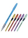 Ручка шариковая  Flexoffice Maxxie, 0.5 мм, с масляными чернилами, синяя, корпус ассорти (25/1200) FO-GELB035 MIX BLUE