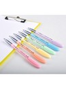 Ручка шариковая  Flexoffice Maxxie, 0.5 мм, с масляными чернилами, синяя, корпус ассорти (25/1200) FO-GELB035 MIX BLUE
