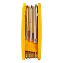 Набор складных шестигранных ключей TORX Deli   размеры T9,T10,T15,T20,T25,T27,T30,T40, пластиковый держатель DL234308