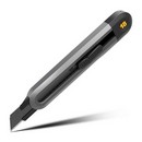 Технический нож Home Series Black Deli   ширина лезвия 18мм, эксклюзивный дизайн, корпус из высококачественного софттач пластика HT4018