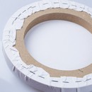 Холст на подрамнике "Сонет", круглый, диаметр 20 см, 280 г/м2, 100% хлопок, акриловый грунт, среднее зерно 233212120