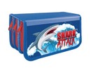 Пенал трехстворчатый большой SHARK ATTACK, Пчелка ПО-11