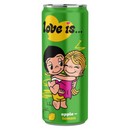 Love is Газированный напиток Яблоко-Лимон (Зеленый) 330мл (12) 