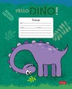 Тетрадь 12л. кл., обл. мелов., "Hello Dino",  Хатбер, (10/280)  12Т5В1