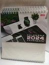 Календарь-домик, 2024 г. настольный "Офис" 160х105мм бум. мелован. на гребне, Хатбер 12КД6гр_29185